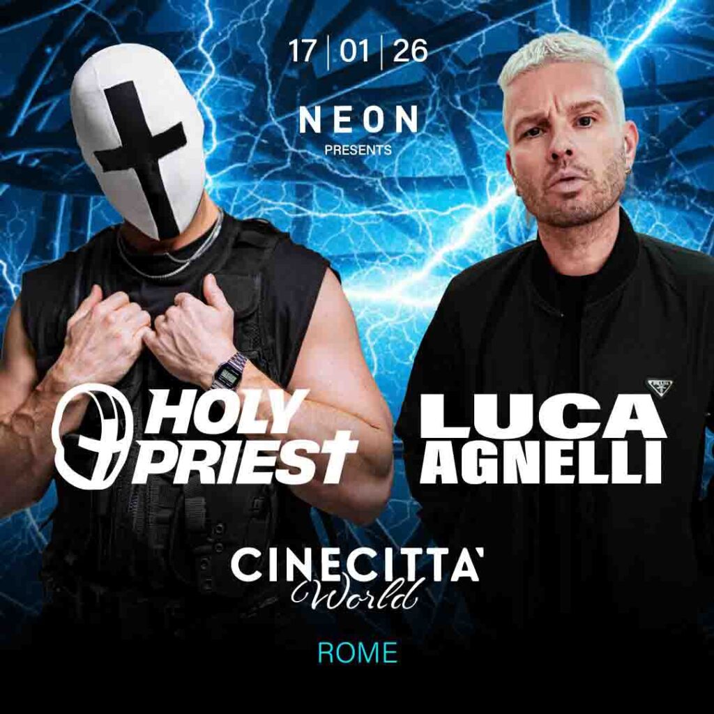 Holy Priest e Luca Agnelli Cinecittà 17 gennaio 2026